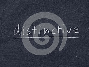 Distinctive