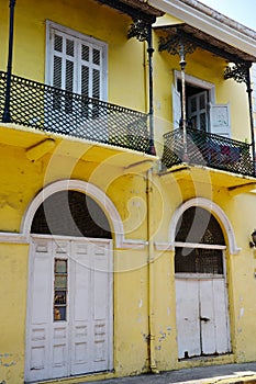 Distinctive Architecture in Casco Viejo, Panama photo