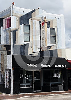 Distinctive Art Deco Architecture in Little Havana, Miami