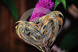 Distorted butterfly