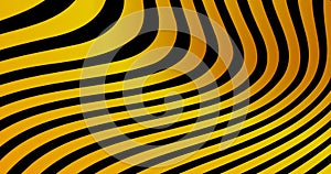 Distorted 3D Lnes background. Abstract Lines Background. Vector Optical Ilusion