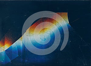 distorted display system breakdown glitch pattern