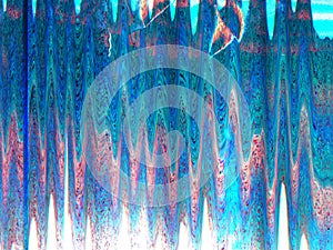 distorted display system breakdown signal error