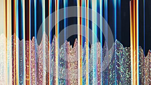 distorted display system breakdown signal error