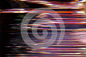 Distorted display user interface breakdown static