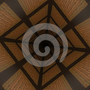 Distorted wooden background