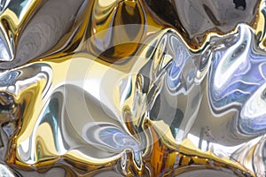 Distorting mirror surface