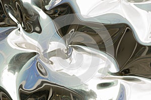 Distorting mirror surface