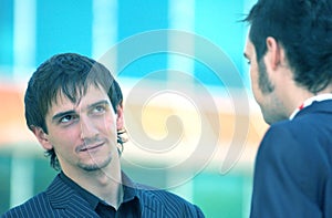 Distracted Businessman