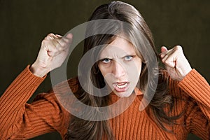 Distraught Young Woman photo