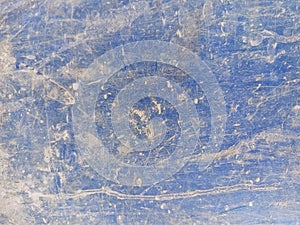 Distressed Blue Plastic Surface Texture