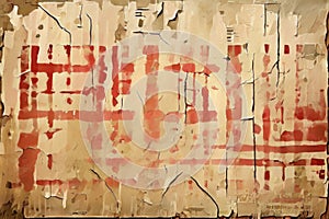 distressed canvas with ascii brush strokes a grunge texture of r photo