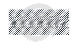 Distressed Geometric Wave Pattern for Abstract Backgrounds, vector design Generative AI