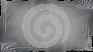 Distressed Grey Abstract Background with Scratches and Dark Frame