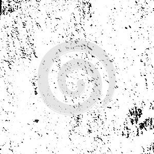 Distressed grunge black and white texture vector