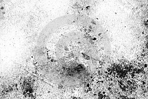 Distressed halftone grunge black and white texture -texture of concrete floor background for creation abstract.