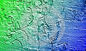 Distressed halftone grunge colourful  texture -texture of concrete floor background for creation abstract photo