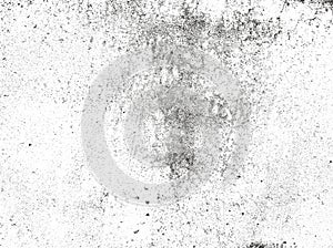 Distressed halftone grunge black and white vector texture -texture of concrete floor background for creation abstract vintage.