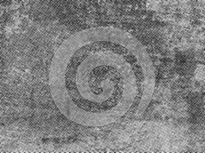 Distressed halftone grunge black and white vector texture -texture of concrete floor background for creation abstract vintage.