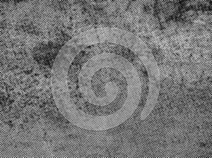 Distressed halftone grunge black and white vector texture -texture of concrete floor background for creation abstract vintage.