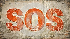 An S.O.S. illustration.