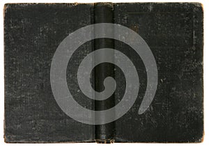 Distressed Old Vintage Black Book Background