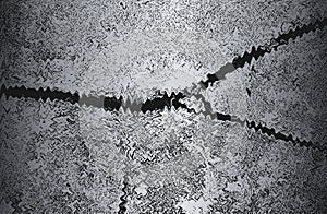 Distressed overlay texture of cracked concrete. Abstract vector steel grunge background. EPS8 illustration