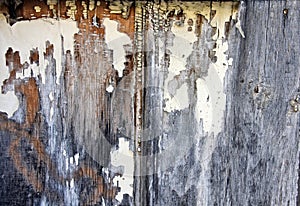 Distressed Painted Wood Background