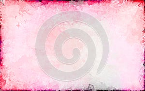 Distressed red pink texture with splashed framed borders for your design
