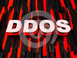 Distributed denial-of-service (DDoS) attack photo