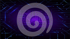 Distributed ledger computer technology concept based abstract matrix background.