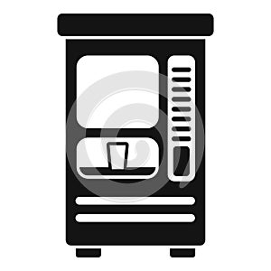 Distributing vessel drink icon simple vector. Food portable