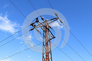 Distribution of electrical energy, high voltage