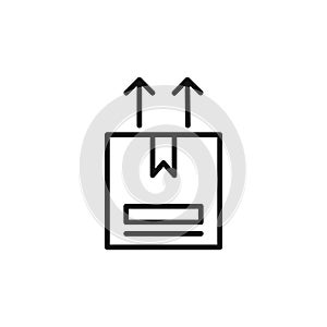 distribution logo sign vector outline