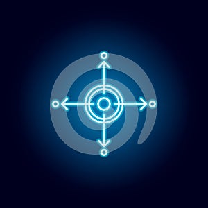 distribution, market icon. Element of money diversification illustration. Signs and symbols icon for websites, web design, mobile photo