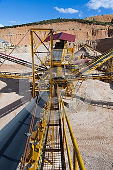 Distribution and Screening Plant Gravel