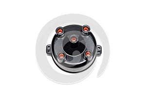 Distributor cap on white