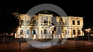 The District Administration Offices Night Limassol in Cyprus