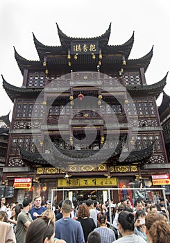 District of commerce nearg the City God Temple, Shanghai