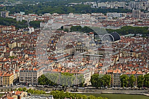 District of Les Terreaux at Lyon, France