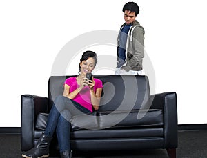 Distrusting boyfriend