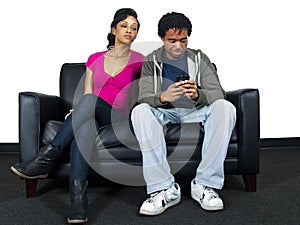 Distrusting girlfriend