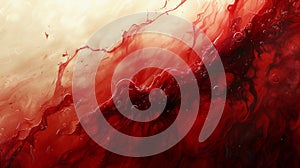 Disturbing Abstract Background with Bloody Red Colors