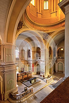 Disused church inside a hospital complex, in northern Italy