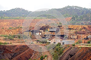 Disused Mt Morgan Australia Gold Mine Site