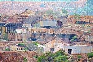 Disused Mt Morgan Australia Gold Mine Site