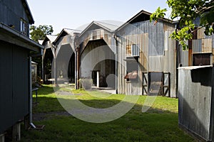 Disused old railway roundhouse in Rockhampton.