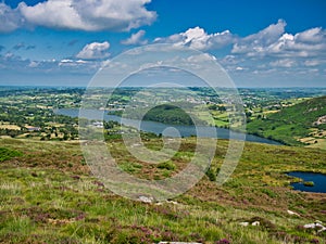 The disused reservoir of Camlough, managed by Newry and Mourne Council, NI, UK