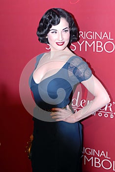 Dita Von Teese on the red carpet