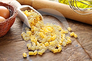 Ditalini - Italian raw pasta